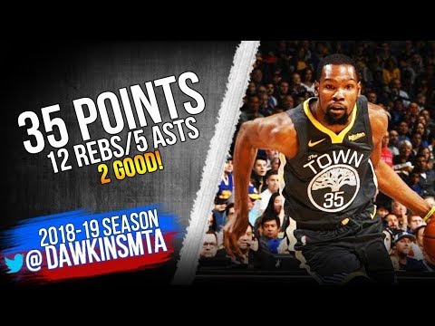 Kevin Durant Full Highlights 2018 12 23 Warriors vs Clippers   35 12 5!  FreeDawkins
