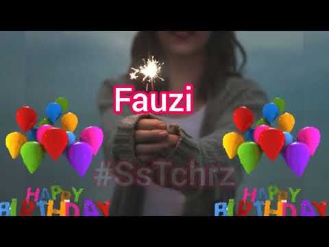 Happy Birthday Fauzi | Video | HBD Song | Happy B-Day | WhatsApp Status