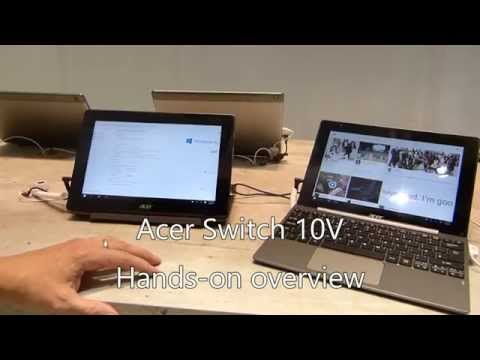 Acer Switch 10V lightweight 2-in-1 hands-on