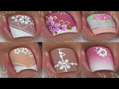MODELOS DE UÑAS FÁCILES Y ELEGANTES PARA PIES 🦶 🦶😍💅