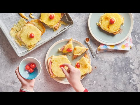 Rezept: Toast Hawaii mit Raclettekäse| little FOOBY
