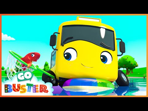 Isän Kanssa Kalassa - Go Buster | Moonbug Kids Suomeksi | Lasten piirretyt ja laulut