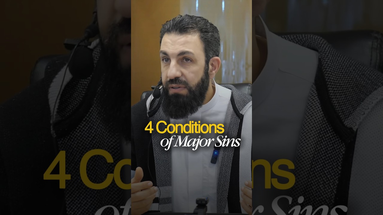 4 Conditions of Repentance from Major sins 🤯