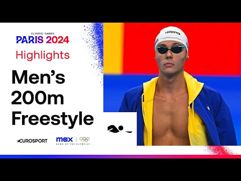 WHAT A RACE! 🏊‍♂️ | Men's Swimming 200m Freestyle Highlights | #Paris2024 #Olympics