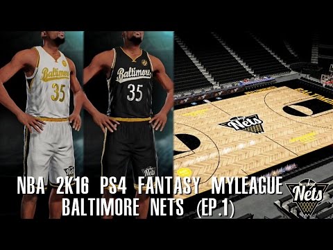 NBA 2K16 PS4 MyLeague - Fantasy Draft/Team Relocation!!! (EP.1)