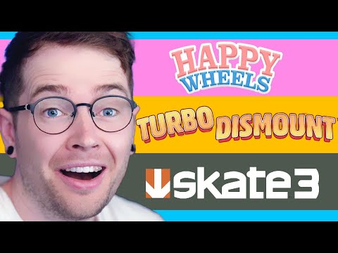 I Went On A YouTube Nostalgia Trip.. (Happy Wheels, Turbo Dismount, Skate 3)
