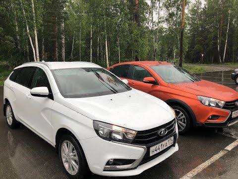 Проехались на Весте СВ и Весте Кросс!Обмен ощущениями! Есть ли разница!?