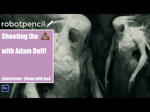 Robotpencil Stream 42 - Shooting the 💩 With Adam Duff!