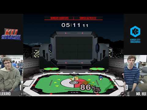 RCJL #22 SSBM - KU | Liekand (Marth) Vs. Mr. Hui (Fox) Winners Quarters