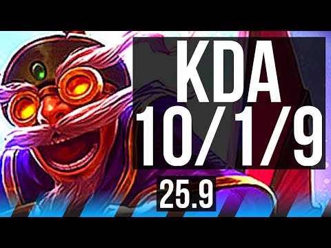 CORKI vs AHRI (MID) | 10/1/9, Legendary | KR Master | 25.9