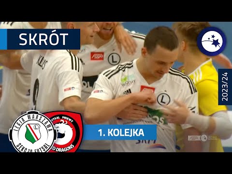 Legia Warszawa - Red Dragons Pniewy 3:1 | SKRÓT | 1. kolejka (2023/24)