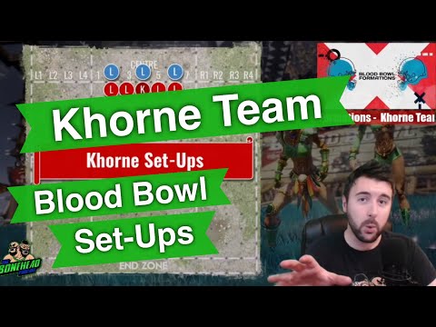 Khorne Set-Up Formations for Blood Bowl - Blood Bowl 2020 (Bonehead Podcast)