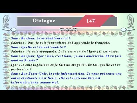 dialogue en français facile N° 147