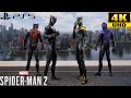 Satisfying web swinging tricks with Wakanda Forever Suit Spider-Man 2 [4k60fps] #spiderman2 #ps5