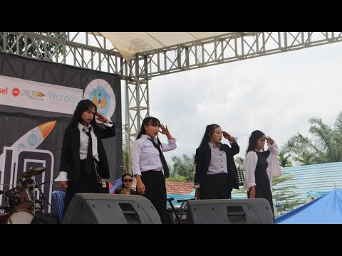 cover dance pensi SMA BLACKPINK intro shutdown + kill this love rock