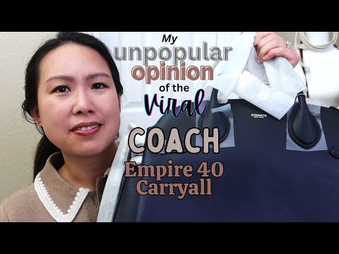 Coach Empire 40 Tote Unboxing | My unpopular opinion?