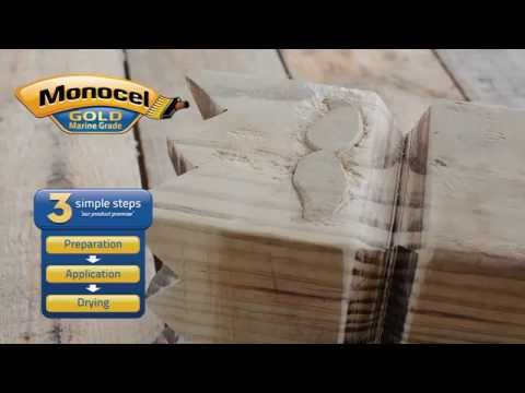 Monocel Wood Varnish in 3 Simple Steps (Kubb Set)