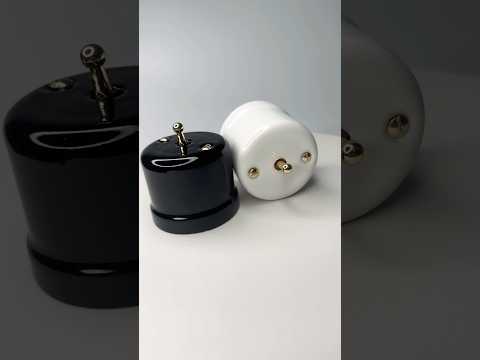 Ретро вимикачі керамічні тумблерні 1-клавішні