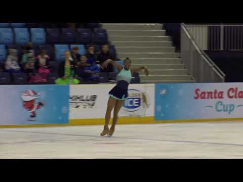 2017 Santa Claus Cup: Tusani NHLEKO(RSA) - FS ADVANCED NOVICE GIRLS, Free skating