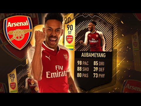 SIF AUBAMEYANG 90! TOO FAST TOO FURIOUS! FIFA 18 ULTIMATE TEAM