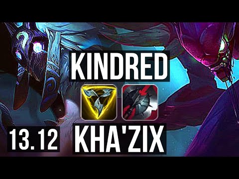 KINDRED vs KHA (JNG) | 13/1/8, 73% winrate, Legendary | EUW Master | 13.12