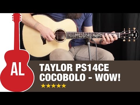 Taylor PS14ce Cocobolo - Wow, listen to this guitar!