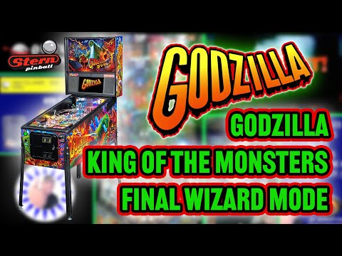 Godzilla Pinball Gameplay - King Of The Monsters Final Wizard Mode & More