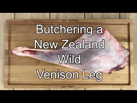 How To Professionally Butcher A Wild Venison Leg: Techniques For Perfect Cuts | BBQ Butcher NZ