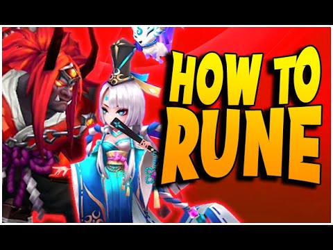 How To Rune ONMYOUJI and ONIMUSHA! (Summoners War)