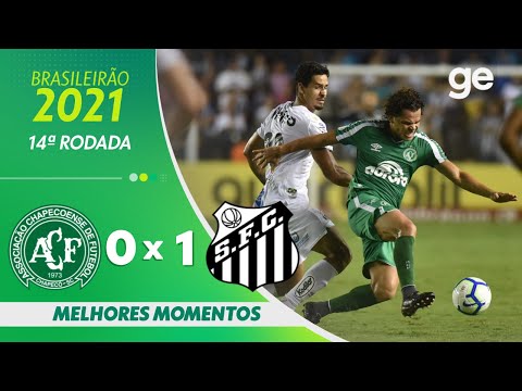 Gols e lances de Chapecoense x Santos
