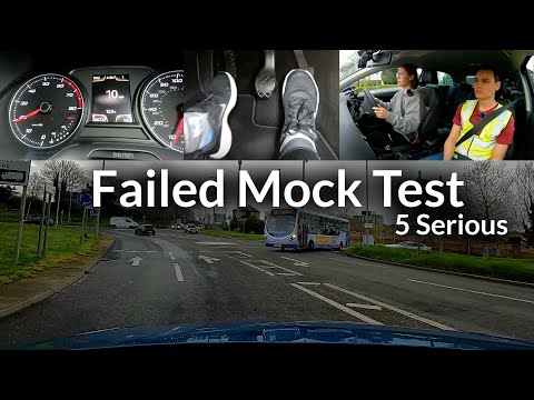 What's Your Opinion on These 5 Serious Faults? Failed Mock Driving Test in Great Britain