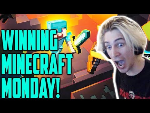 I WON $10,000 IN MINECRAFT MONDAY TOURNAMENT WITH MOXY!! EASY! | xQcOW