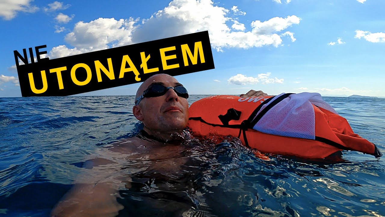 Bezpieczne Pływanie w Morzu. Bojka asekuracyjna Nabaiji OWS500. Test Suchej Chusteczki.