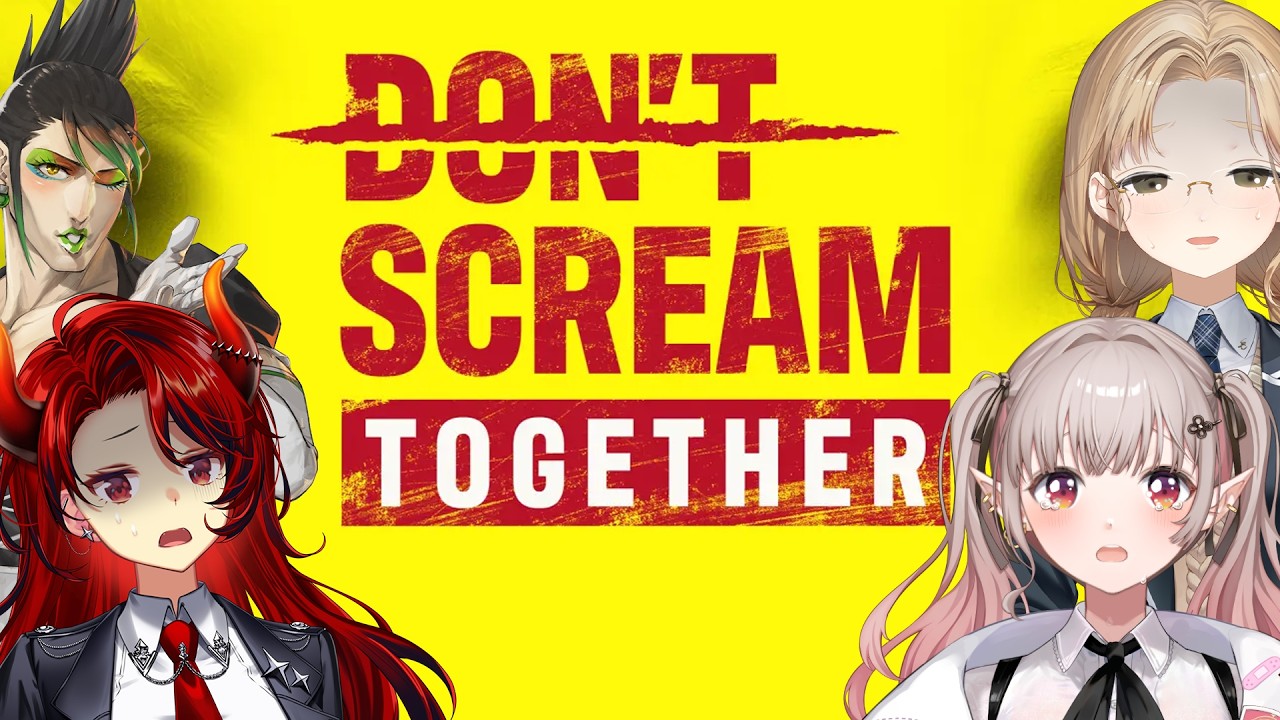 【 重大告知あり❣ 】DON'T SCREAM TOGETHER 【にじさんじ ‐ #名前のない組 ( える / 花畑チャイカ / ドーラ / シスター・クレア) 】