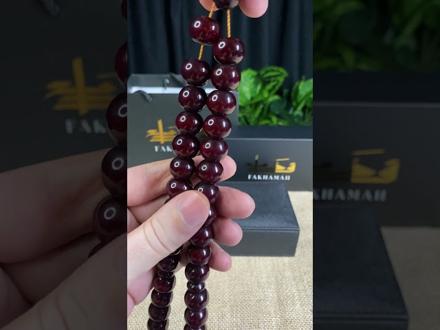 مسباح مسكي كرزي – خرز دائري كبير