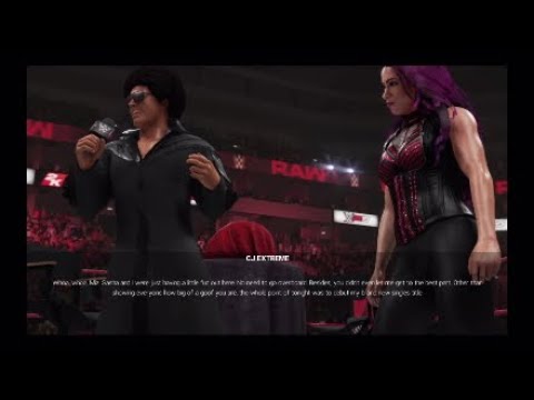 WWE2k19 MyPlayer Pt12: Miz and Maryse Cosplay, IC Title Match