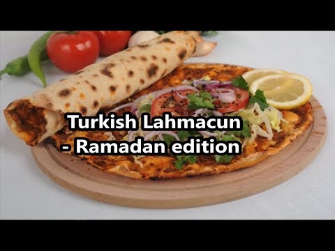 TURKISH PIZZA - LAHMACUN - EASY RAMADAN RECIPE 2017 - Dunyas Kitchen