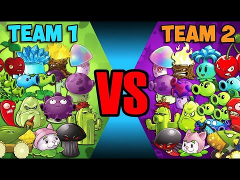 Tournament 10 Team Plants Vs All Zombies - Who Will Win? - Pvz 2 Team Plant Battlez