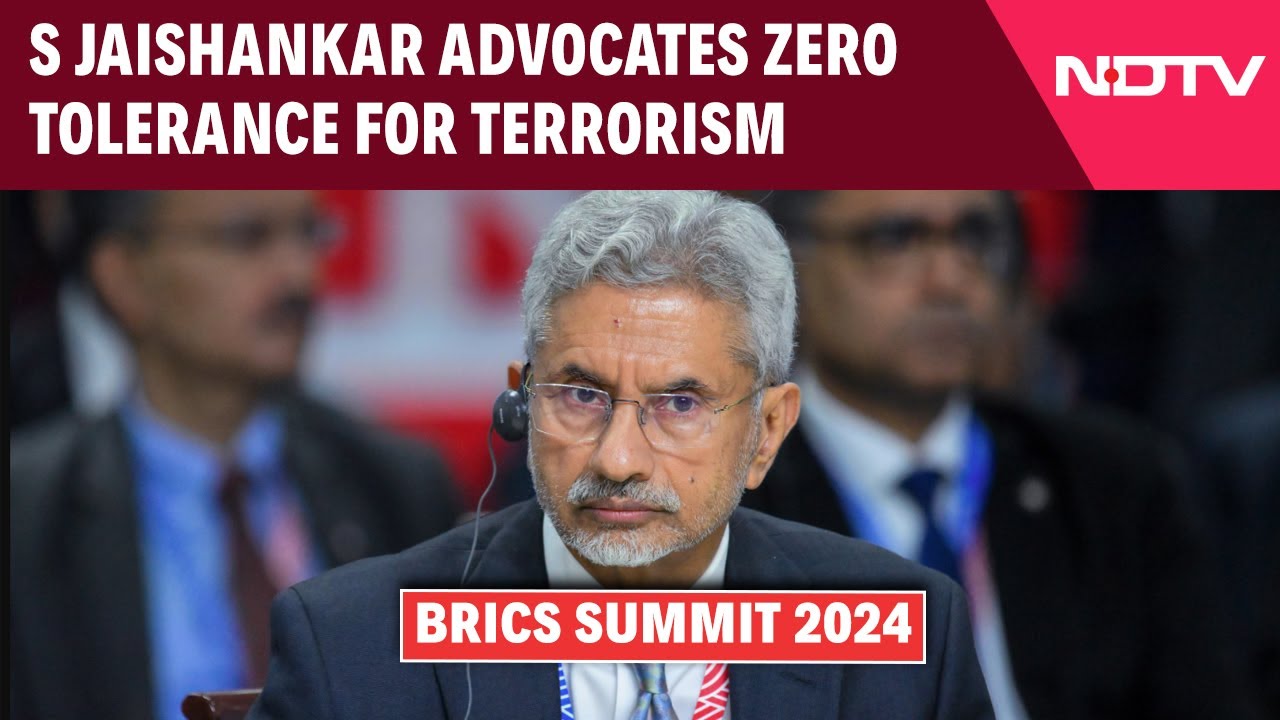 S. Jaishankar | EAM Jaishankar Advocates Zero Tolerance for Terrorism at BRICS+ Summit