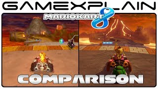 Mario Kart 8: Grumble Volcano Wii Head-to-Head Comparison (Wii U vs. Wii)