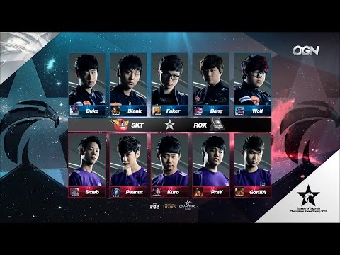 SKT vs ROX Game 1 Highlights - SK TELECOM T1 vs ROX TIGERS - LCK Week 10 - SPRING 2016