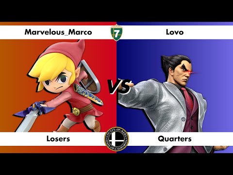 Seven Stocks 3 LOSERS QUARTERS - Marvelous_Marco (Toon Link) vs Lovo (Kazuya) SSBU Tournament