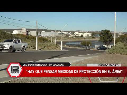MADRYN | DESPRENDIMIENTOS EN PUNTA CUEVAS: "HAY QUE PENSAR MEDIDAS DE PROTECCIÓN EN EL ÁREA"