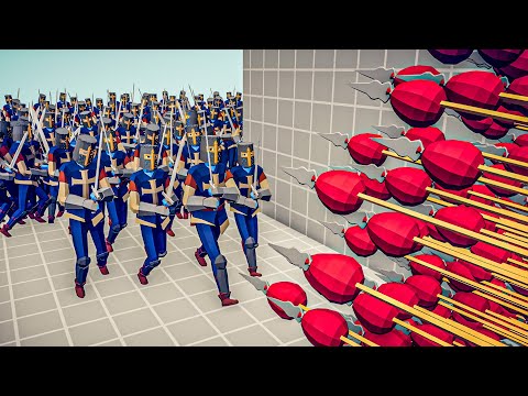 100x SQUIRE vs EVERY GOD - Totally Accurate Battle Simulator TABS