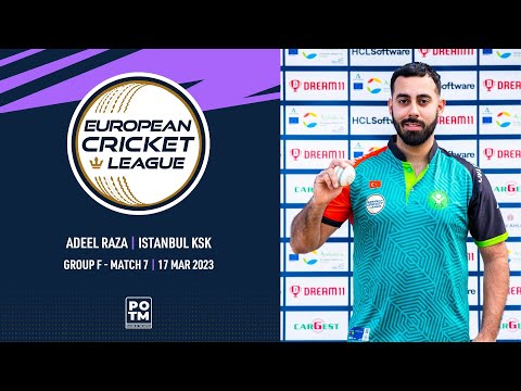 POTM: A.Raza - CIY vs IST | European Cricket League 2023 | Group F, Day 2 | ECL23 | ECL23.077