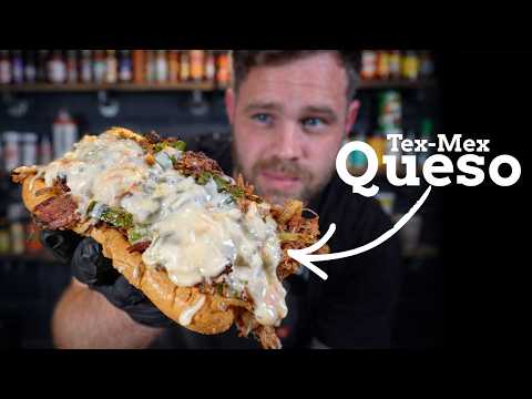 Tex-Mex Philly Cheese? With Pulled Pork & Queso!