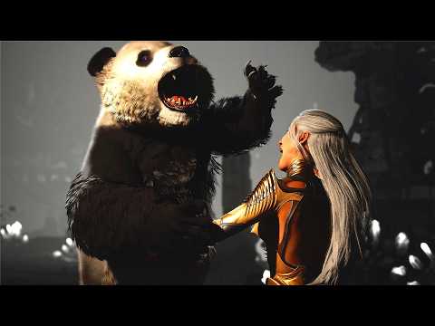 MK1 - All Animalities on Sindel Golden Empress