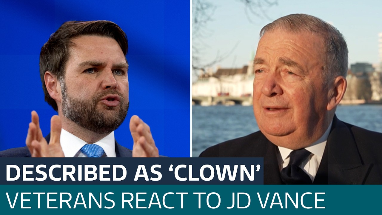 British veterans furious at JD Vance over 'shameful' army comments | ITV News