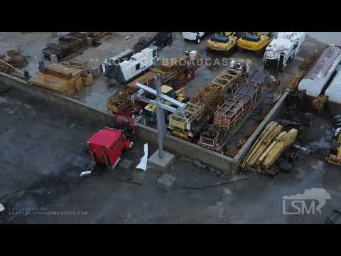 12-13-2022 Decatur, TX - Tornado causes major damage, flips semi