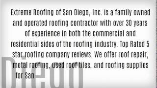 preview picture of video 'Roofing San Diego'